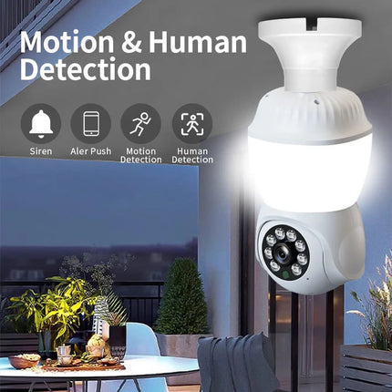 Lamp cap camera with Light