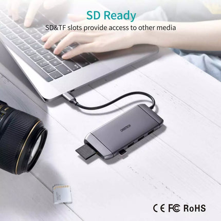 Choetech HUB-M15 9-in-1 USB-C Hub - 4K PD 100W RJ45 Ethernet For Mac Dell...