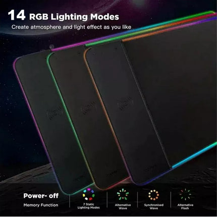 Choetech 15W Wireless Charging RGB Gaming Mouse Pad Extra Large 90cm x 30cm