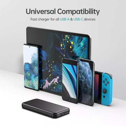 Choetech B627 20W 10000mAh Powerbank PD Dual Output Fast Charge iPhone 15 14 S23 S22