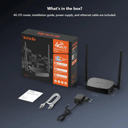 Tenda 4G05 N300 Wi-Fi 4G LTE Router