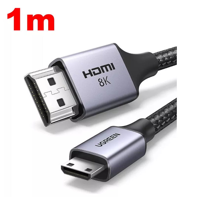 UGREEN 8K Mini HDMI to HDMI 2.1 Standard Cable 48Gbps, 4K@240Hz