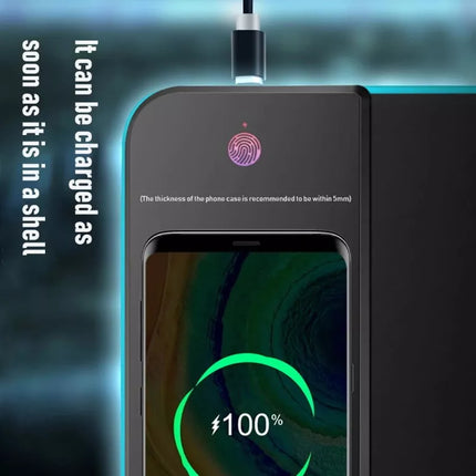 Choetech 15W Wireless Charging RGB Gaming Mouse Pad Extra Large 90cm x 30cm