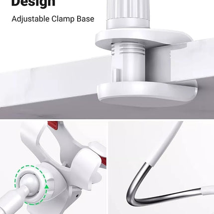 UGREEN Rotatable Adjustable Gooseneck Desktop Phone Holder