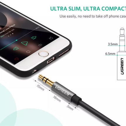 UGREEN 3.5mm Headphone Extension Cable 3.5mm TRS Male to Female Stereo Extension