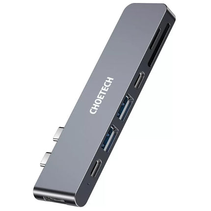 Choetech 7-in-1 USB-C Hub Adapter for MacBook Pro, Air w/ Thunderbolt 3 HDMI