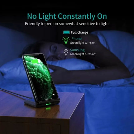 CHOETECH MIX00087 (T524S+T511S) Qi 10W/7.5W Fast Wireless Charging Stand and Pad