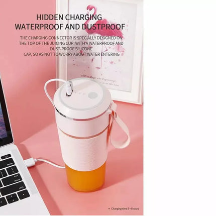BDI Portable Blender Cup with 6 Blades ice Crusher Fruit Vegetables Juice Maker