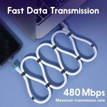 BDI 3-IN-1 PD Fast Charge Cable with Magnetic for USB-C, Micro USB, MFi iOS