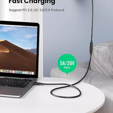 UGREEN USB Type C Extension Cable - USB C Male to USB C Female, 100W PD, 4K