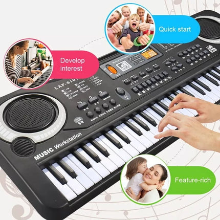 SEMART 61 Keys Multi-Function Music Electronic Piano Keyboard - Smart Music Toy
