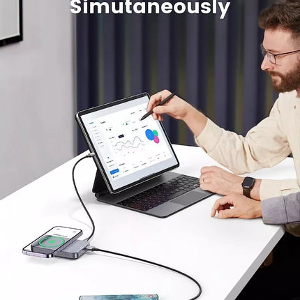 Ugreen 10000mAh PD Magsafe Wireless Power Bank Magnetic Battery w/ Kickstand