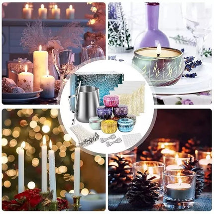 BDI Eco-Friendly Non-Toxic DIY Beeswax Candle Making Kit Candle Craft Tools Gift