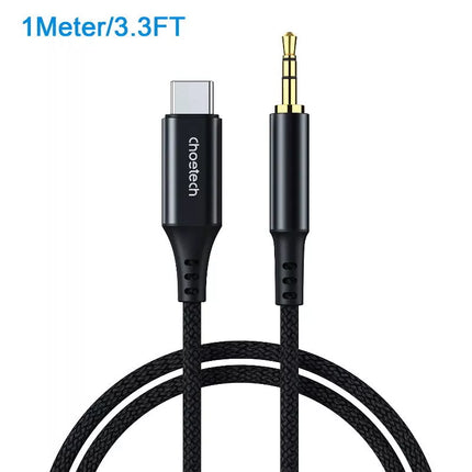 Choetech USB C Type-C To 3.5mm Male AUX Audio Cable Adapter Hi-Fi iPhone 16 S23