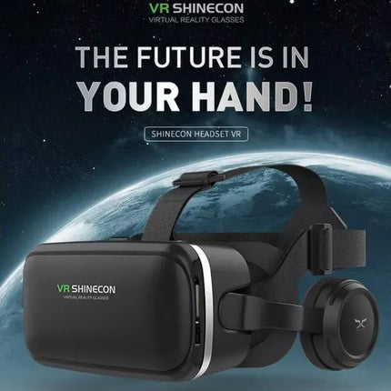 VR SHINCON 6.0 High-Quality 3D VR Glasses Headsets w/ Controller - iOS & Android