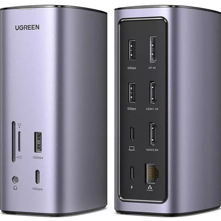 Ugreen 12-in-1 USB-C Docking Station Triple Display PD 100W for MacOS, Windows