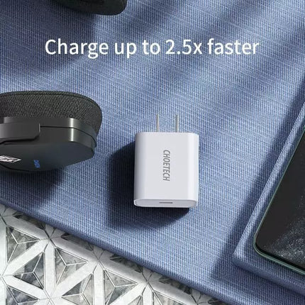 Choetech 20W PD USB-C Wall Charger QC 3.0 Power Adapter + Cable For iPhone 14 13