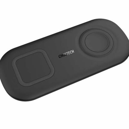 CHOETECH T570-S 2-in-1 Wireless Charger Pad - iPhone 14, 13, 12 or Samsung Watch