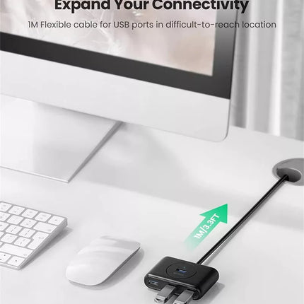 Ugreen 4-Port USB 3.0 Hub Compatible for MacBook Air, iMac Pro, Surface, Ultrabo
