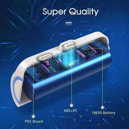 Choetech B660 Mini Power Bank 3000mAh with 3 Magnetic Connectors -Plane Allowed