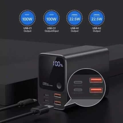 Choetech B635 27000mAh USB-C PD3.0 Portable Laptop Power Bank with 222.5W Output