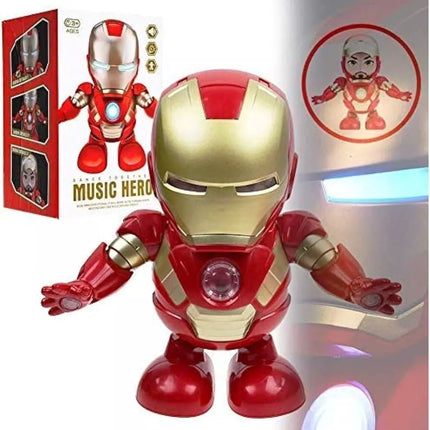 Iron Man Tony Stark Superhero Dancing Hero Action Figure Music and Light Toys
