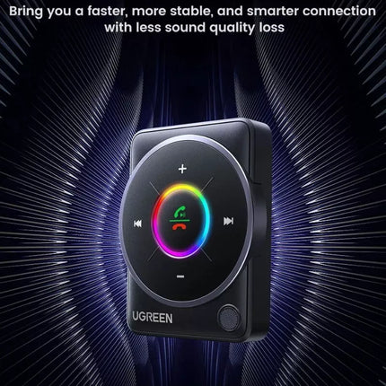 UGREEN Bluetooth 5.4 Receiver AUX Car Audio Adapter Noise Cancellation