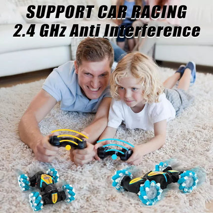 WSD Toys Gesture Sensing RC Stunt Car 2024 - Tumbling, 360° Spinning, Wall Flip