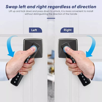 BDI Premium Fingerprint Passcode Smart Keyless Digital Door Lock Mortise Handle