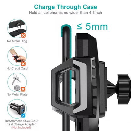 Choetech T521-S Qi Wireless Car Charging Stand Mount 10W Wireless Charger Phone
