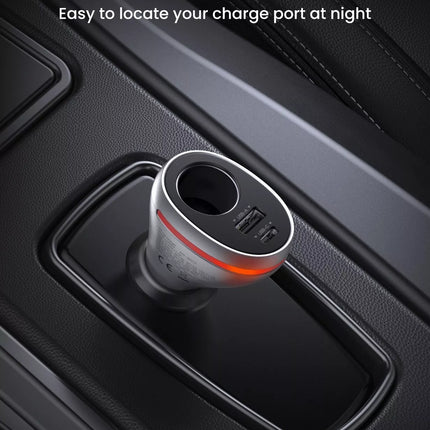 UGREEN 84W 3-Port PD & QC USB C Fast Car Charger 12V/24V 5A Cigarette Lighter
