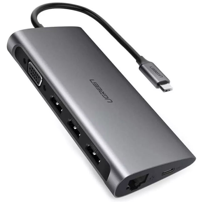 UGREEN 8-in-1 USB C Hub Dock Station - 1080P VGA, USB, RJ45, PD, SD/TF