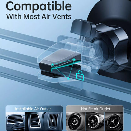Choetech MagSafe Magnetic Car Mount Phone Holder - iPhone 16, 15, 14, 13
