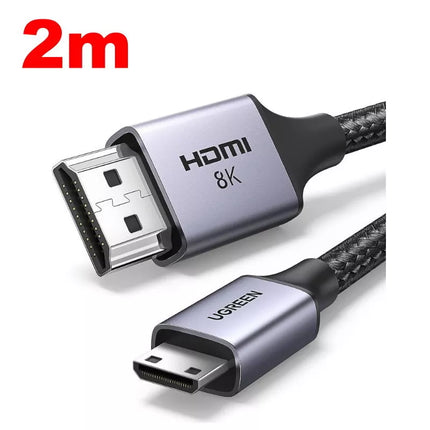 UGREEN 8K Mini HDMI to HDMI 2.1 Standard Cable 48Gbps, 4K@240Hz
