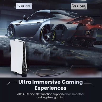 UGREEN 8K HDMI 2.1 Cable 8K@60Hz, 4K@120Hz, Support Dynamic HDR eARC Dolby Atmos