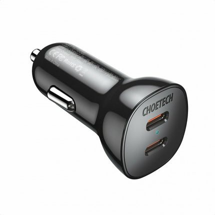 Choetech T200 MagSafe Wireless Car Holder + Dual USB C Charger For iPhone 16 15
