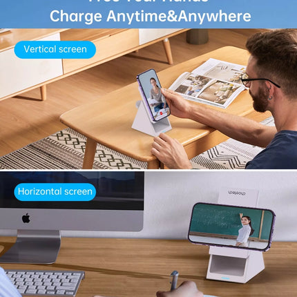 Choetech T600 15W 3-in-1 Magnetic Rotating MagSafe Wireless Charger iPhone Watch