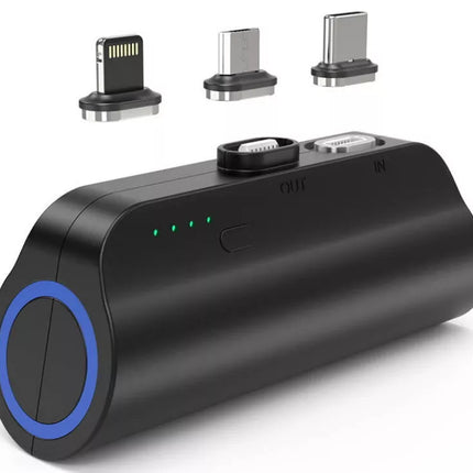 Choetech B660 Mini Power Bank 3000mAh with 3 Magnetic Connectors -Plane Allowed