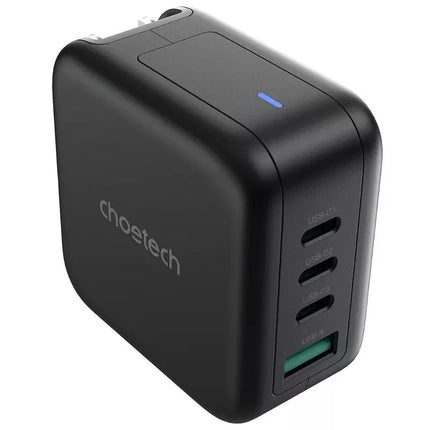 Choetech 70W GaN QC3.0 Fast 4 Port Travel Wall Power Adapter Charger US/EU/UK/AU