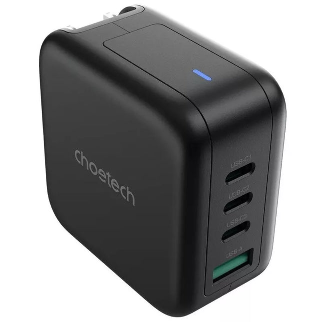 Choetech 70W GaN QC3.0 Fast 4 Port Travel Wall Power Adapter Charger US/EU/UK/AU