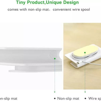 UGREEN Adhesive Wall Mount Phone Holder for Charging - iPhone, Samsung