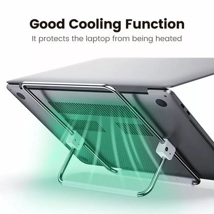 UGREEN Hollowed-Out Height Adjustable Laptop Stand Folding Support 16"