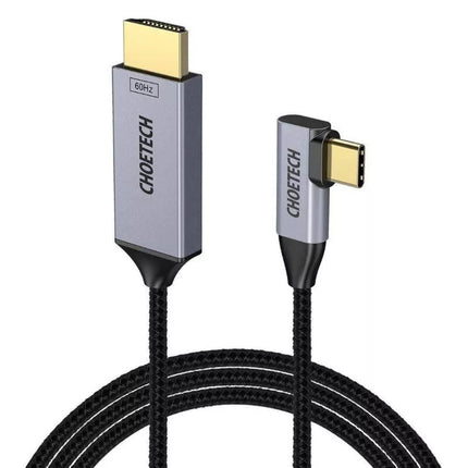 Choetech XCH-1803 USB C To HDMI 90 Degree Braided Cable 4K@60Hz Mirror/Extended