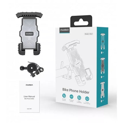 Choetech H067 Bike Motorcycle Adjustable Phone Holder 360° Rotating Up to 6.8"