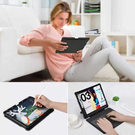 CHOETECH Bluetooth Detachable Keyboard with Touchpad and Backlight for iPad