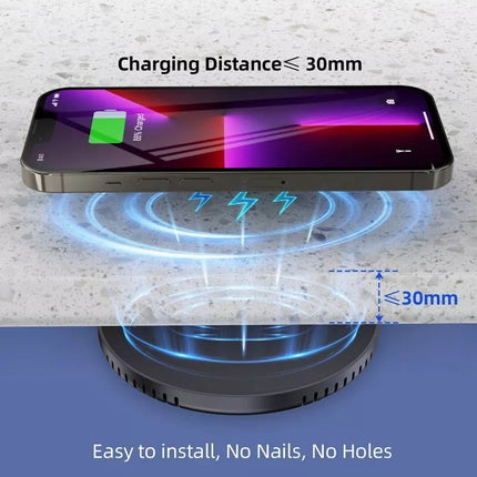 CHOETECH T590-F Invisible Under Table Desktop Wireless Charger Long Distance