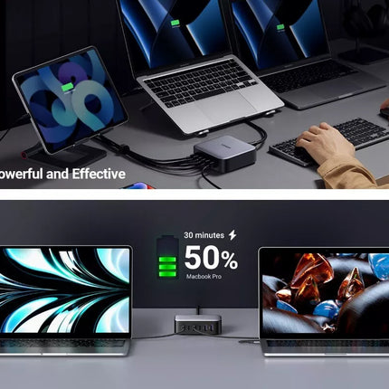 Ugreen Nexode 200W 6 Ports GaN PD Fast Charger for MacBook Pro, iPad, iPhone