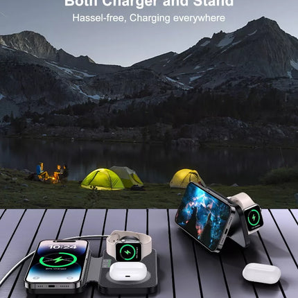 Choetech T616 3-in-1 MagSafe Wireless Charger for iPhone, Apple Watch, AirPods