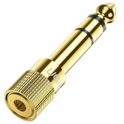 Ugreen 6.35mm 1/4" Male to 3.5mm 1/8" Female Stereo Audio Adapter Gold Plated