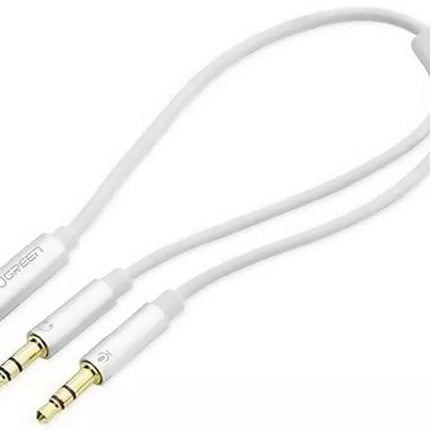 UGREEN 2x Dual 3.5mm Male to 3.5mm Female Audio & Mic Headphone Y Splitter Cable